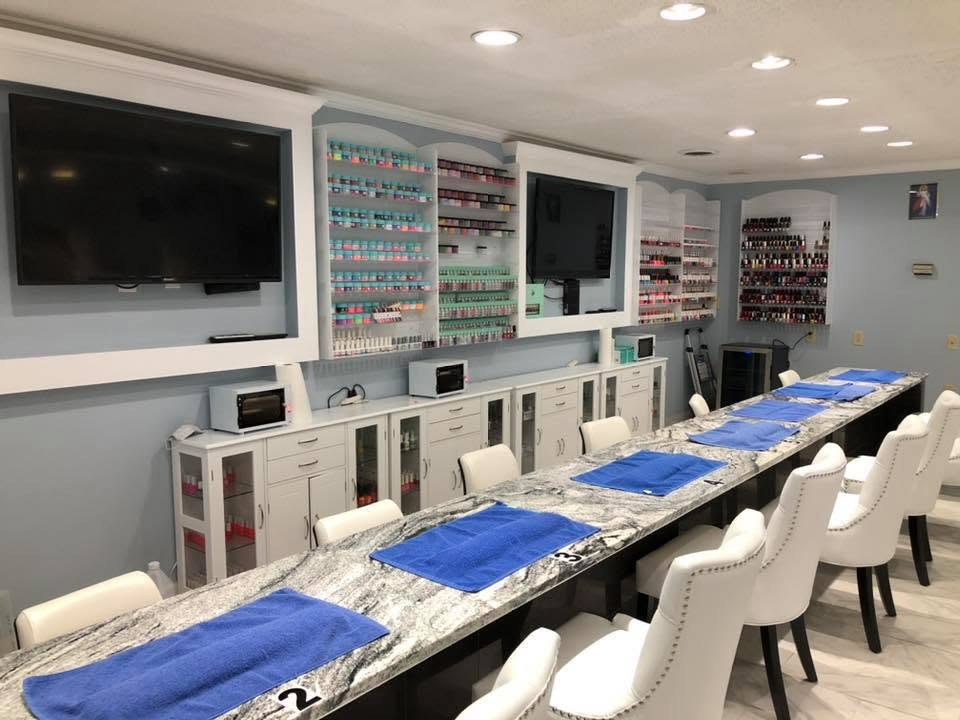 Inside Star Nails salon